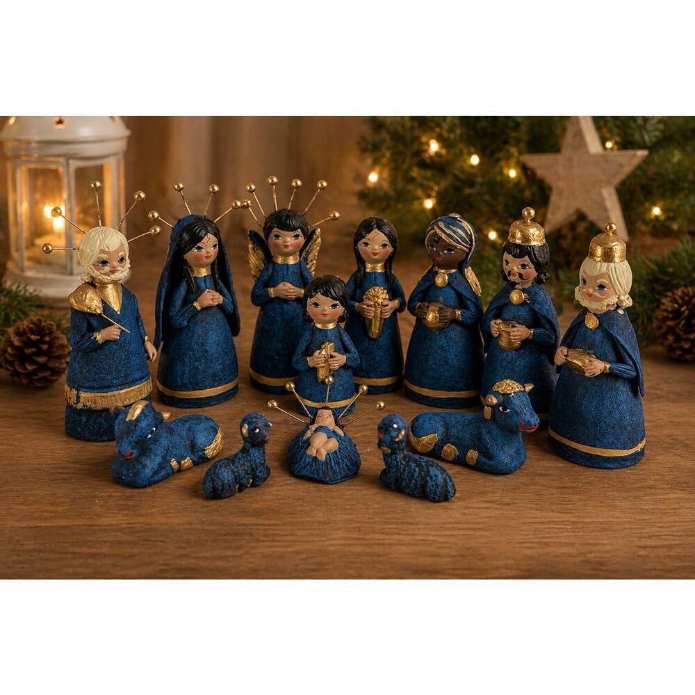 Holy Family Nativity Figurine 6” Mary Joseph Baby Jesus Religious Statue - Picture 2 of 11
